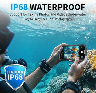 WIFORT Funda iPhone 16 Impermeable IP68 MagSafe