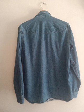 Camisa Vaquera Hombre Lacoste Azul