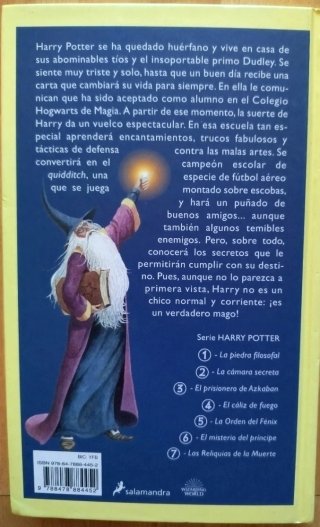Harry Potter Y La Piedra Filosofal