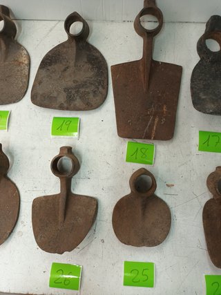 lote de azadas sin mango, (sku-1)