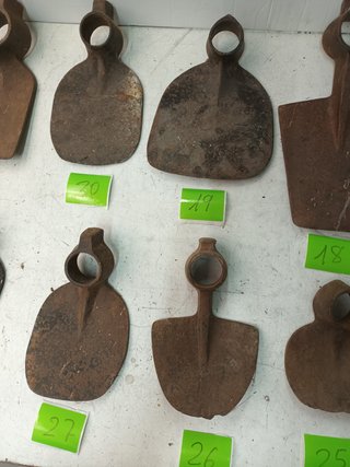 lote de azadas sin mango, (sku-1)