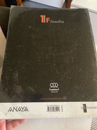 Filosofía 1 bachillerato