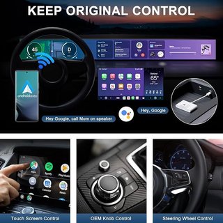 PAUNEZUEL Adaptador inalámbrico Android Auto