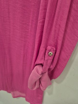 Blusa Zara Basic Rosa Talla L