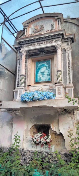 Ex voto gamba metallo argentato