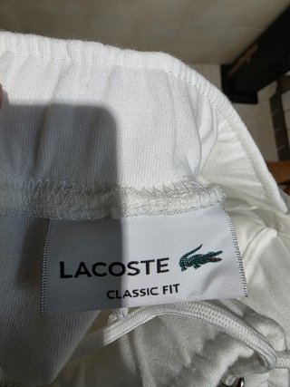 Chándal Lacoste Blanco Original