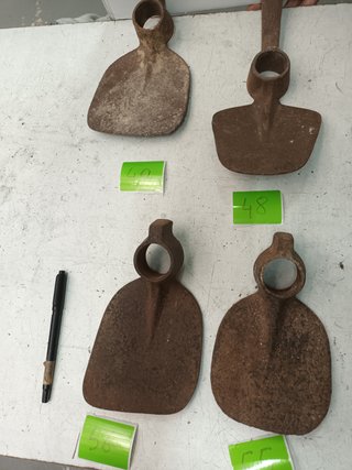 lote de azadas sin mango, (sku-4)