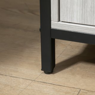 Aparador moderno de madera con 2 armarios y estant