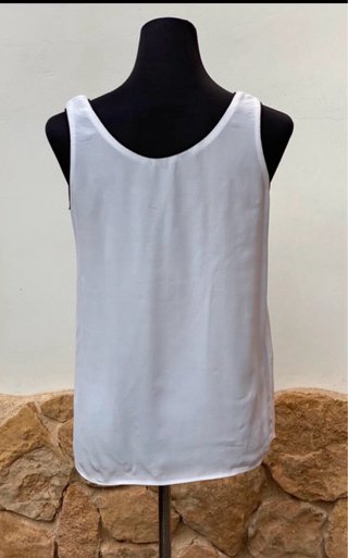 Blusa Mango Blanca Verano