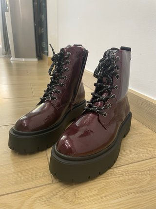Botas Gioseppo Plataforma Talla 39 Granates