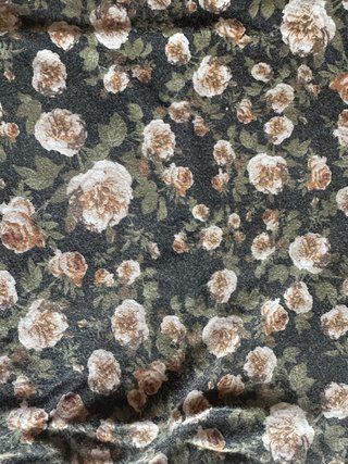 Camiseta Zara Flores Print Talla S Oversize Mujer