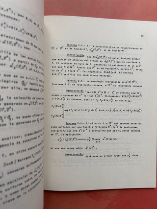 Espacios vectoriales topológicos. Esp. de Hilbert