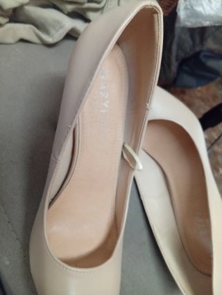 Zapatos de salón Marypaz beige talla 39