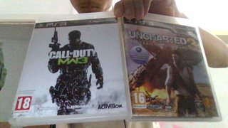 Juegos PS3 Call of Duty MW3 y Uncharted 3
