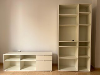 Estantería modular blanca