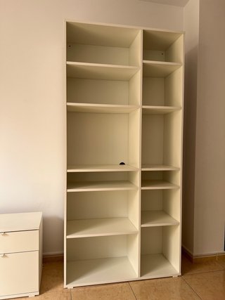Estantería modular blanca
