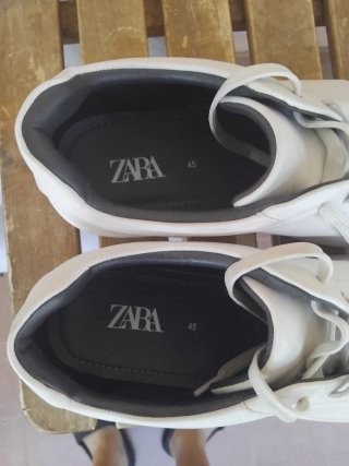 Scarpe Zara Uomo Bianche Tg 45