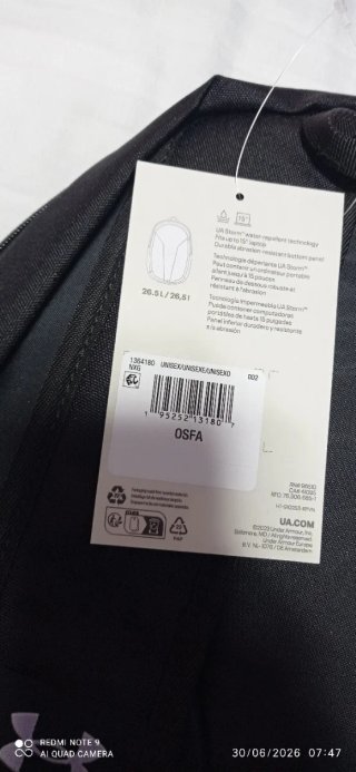 Mochila Under Armour Negra