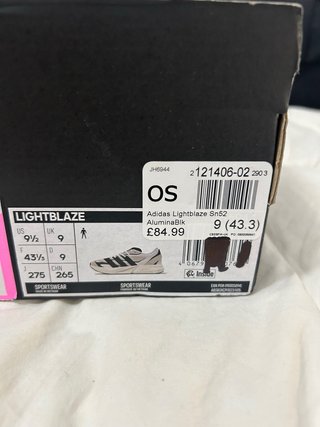 Adidas Lightblaze 43 1/3 Beige/Blanco