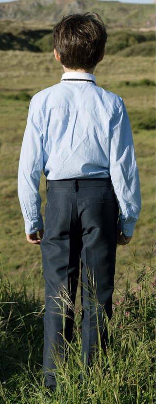 Traje niño azul marino talla 9-10