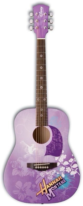 Guitarra Acústica Disney Hannah Montana Morada