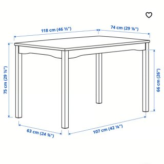 Mesa y 4 sillas Ikea