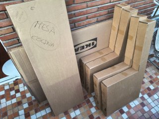 Mesa y 4 sillas Ikea