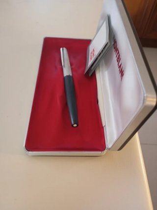 Pluma Mont Blanc Plata Vintage