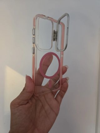 Funda Transparente Rosa S25