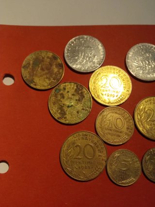 Lote de monedas antiguas de colección