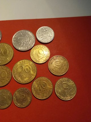 Lote de monedas antiguas de colección