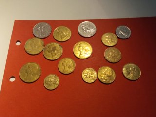 Lote de monedas antiguas de colección