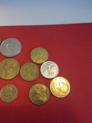Lote de monedas antiguas de colección