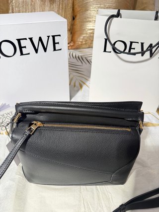 Bolso Loewe Puzzle Edge Negro Con ticket de tienda