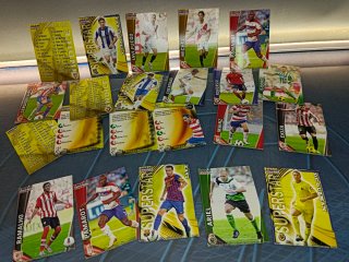 22 cromos fútbol Liga 2012 MC