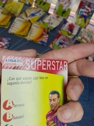 22 cromos fútbol Liga 2012 MC