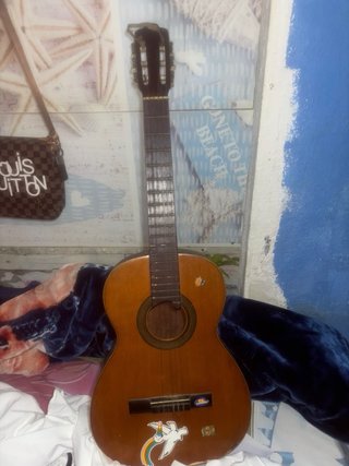 Guitarra acústica vintage