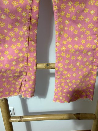 Pantalones Zara Estampados Florales Rosa