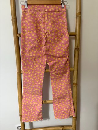 Pantalones Zara Estampados Florales Rosa