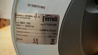 Termo Eléctrico Ferroli SEH plus 100