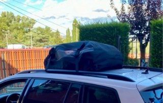 Cofre Techo Coche 425L Impermeable Plegable