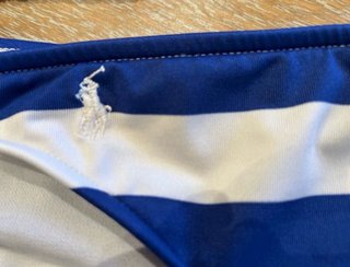 Bikini Rayas Azul y Blanco Polo Ralph Lauren