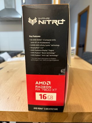 Sapphire Radeon RX 7800 XT NITRO+ 16GB