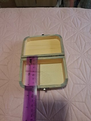 Cofre Madera Mandalorian pintado a mano