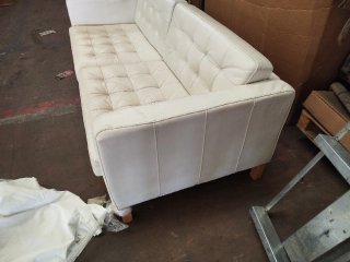 Sofá de Piel Blanco Ikea "URGE VENTA"