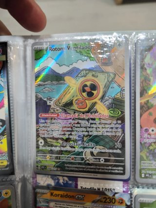 Carta Pokémon Rotom Ventilador 250/217