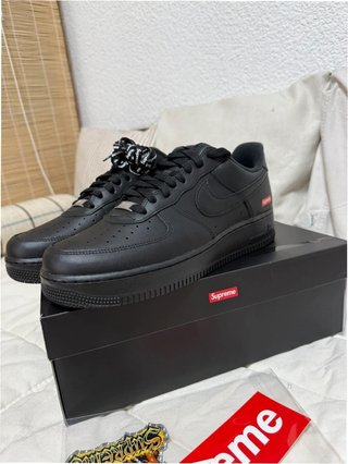 Nike Air Force 1 Low Supreme Negro Talla EU37.5