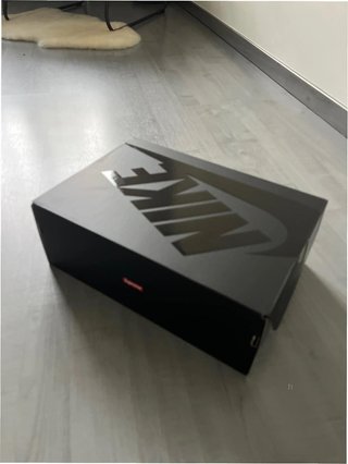 Nike Air Force 1 Low Supreme Negro Talla 38.5