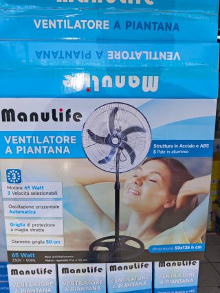 Ventilatore a Piantana Manulife 65W NUOVO – Potent