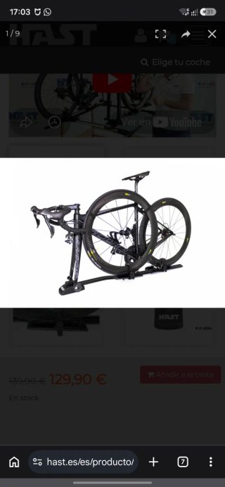 Portabicicletas HAST Granfondo Techo